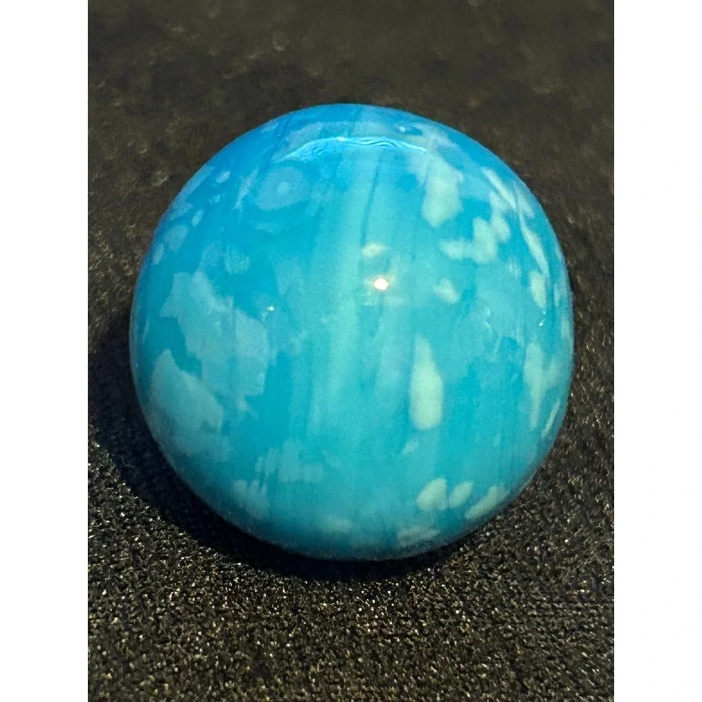 VintageMarbles Lot of 3 | Blue Swirl, Green Ribbon, Clear Core (1) 3/4